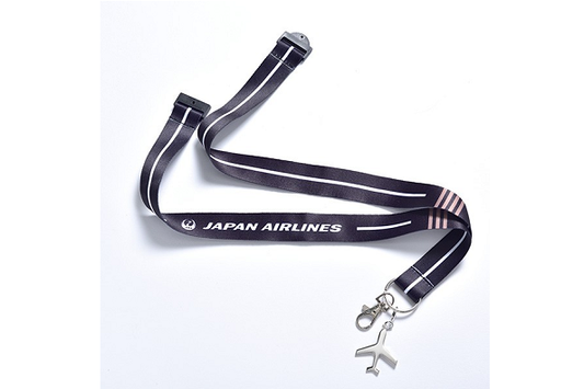 JAL strap pilot uniform design 頸繩 日航制服設計 uniform pilot JAL機師制服 員工證 證件套 黑色 四柴 三柴 正副機師 captain co-pilot