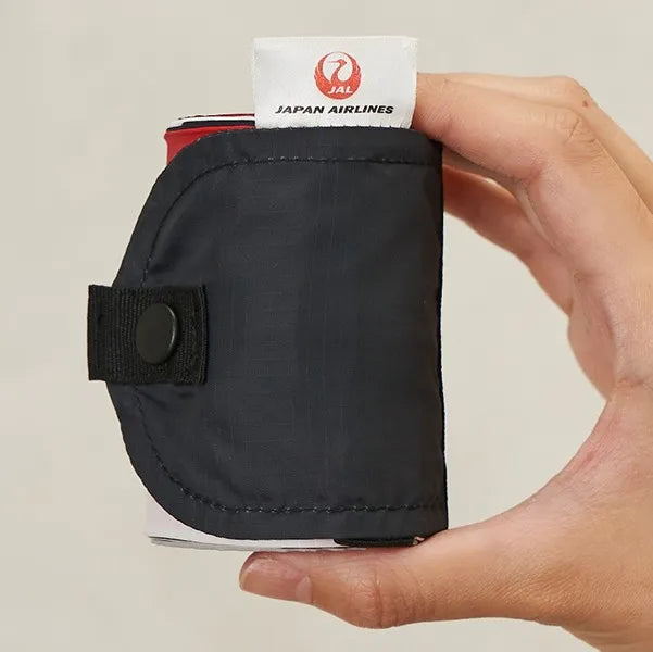 【マーナxJALショッピング】ShupattoコンパクトバッグM JAL客室乗務員スカーフ柄