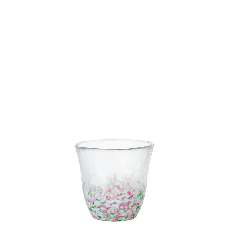 【TSUGARU VIDRO】 “SAKURA SAKURA” Multiuse Glass Cup - Sakura and Verdant