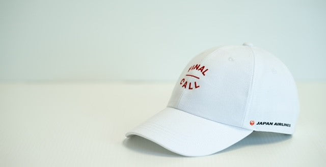 JAL FINAL CALL 刺繡帽 飛機窗戶圖案 抗UV輕便折疊傘 日航原創 JAL JAL SHOP BKK JAL SHOP HK CA cabin attendant 空服員 baseball cap
