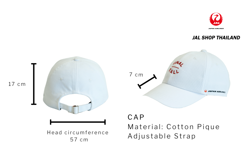 JAL FINAL CALL 刺繡帽 飛機窗戶圖案 抗UV輕便折疊傘 日航原創 JAL JAL SHOP BKK JAL SHOP HK CA cabin attendant 空服員 baseball cap