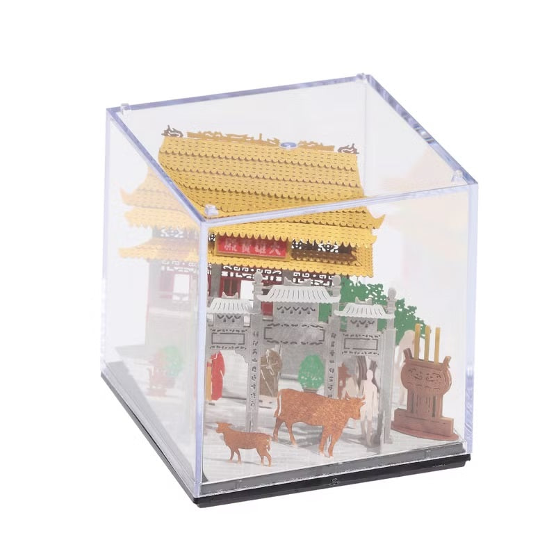 FingerART DIY Paper Art Model Hong Kong Series-Po Lin Monastery (With Display Box)