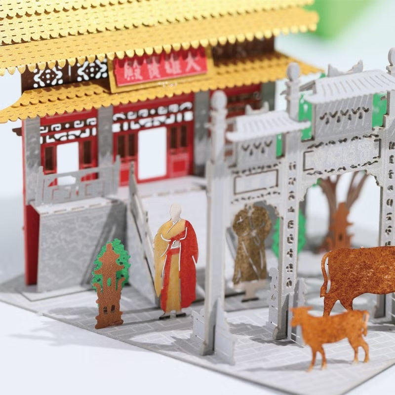 FingerART DIY Paper Art Model Hong Kong Series-Po Lin Monastery (With Display Box)