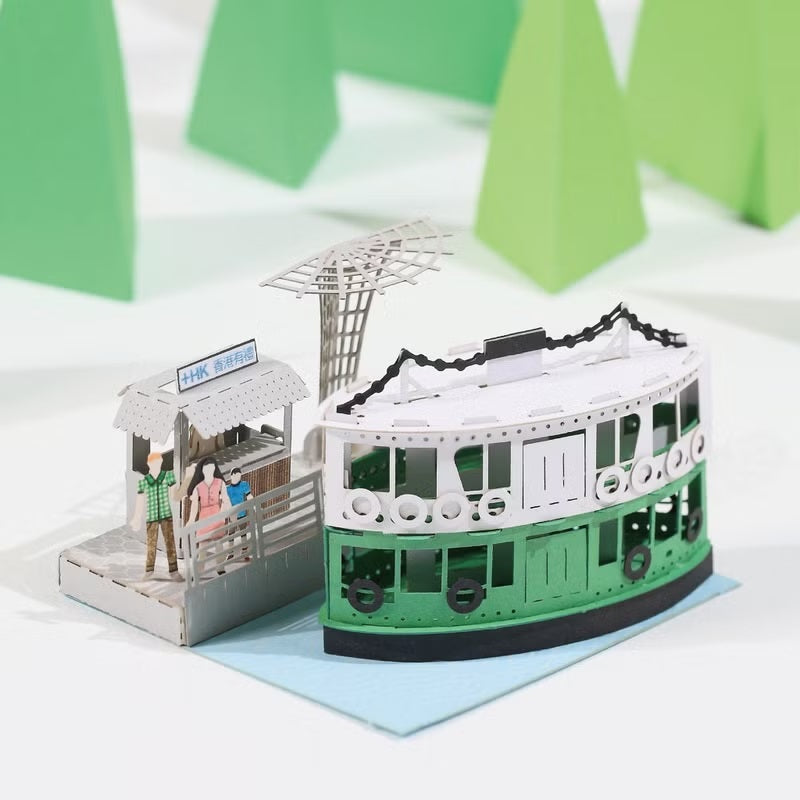FingerART DIY Paper Art Model Hong Kong Series-Hong Kong Ferry (With Display Box)