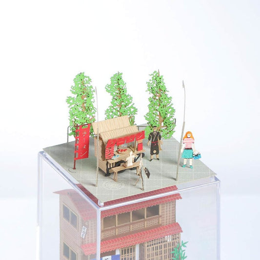 FingerART DIY紙藝術模型 日本文化系列-屋台(附展示盒)