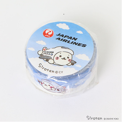 JAL Sirotan飛機紙膠紙 masking tape 日航 しろたん