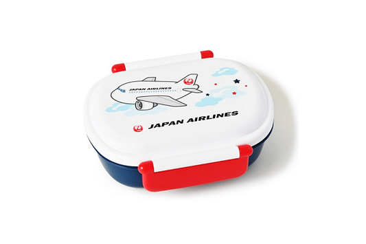 JAL原創 飛機造型餐盒/飯盒/便當盒 (日本製) made in Japan lunch box Japan Airlines cutlery set box 毛巾盒 小食盒 膠盒 小童餐具 for kids school lunch box gift JAL original 日航精品 microwave ok