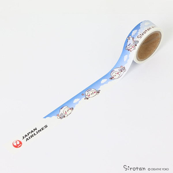 JAL Sirotan飛機紙膠紙  masking tape 日航 しろたん