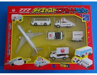 JAL 合金玩具機場套裝 日航精品 JAPAN AIRLINES 玩具 飛機模型 機場 車 玩具車 toy set toy car plane model JAL cargo 貨運 airport toy