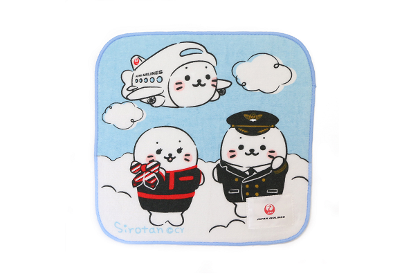 JAL Sirotan  迷你毛巾 しろたん towel 日航 毛巾 日用品  日航原創 JAL Original Uniform 日航制服 機師 空姐 Cabin Crew