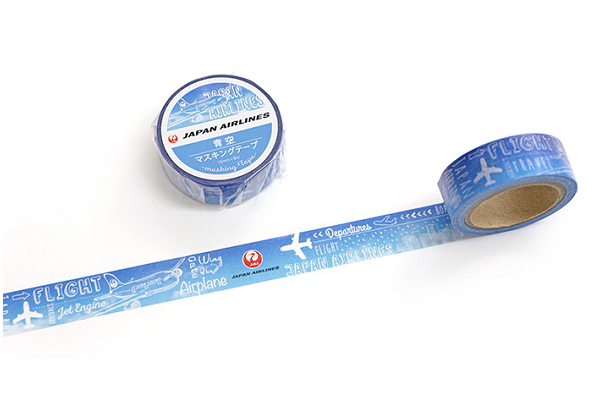 JAL 膠紙 masking tape 紙膠帶 文具 飛機 裝飾 日航原創 天空 青空 藍天