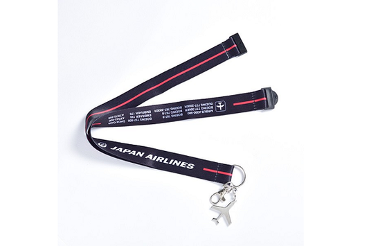 JAL strap design 頸繩 日航設計 fleet JAL機師制服 員工證 證件套 黑色 B777 B787 B767 波音