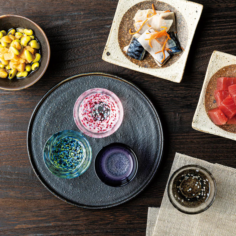 【津輕玻璃】「青森佳餚系列」玻璃清酒杯套裝