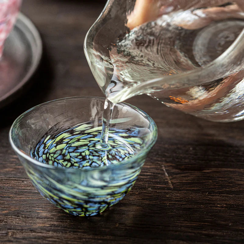 【津輕玻璃】「青森佳餚系列」玻璃清酒杯套裝