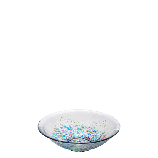 【津輕玻璃】「祭典系列」金彩玻璃淺碗