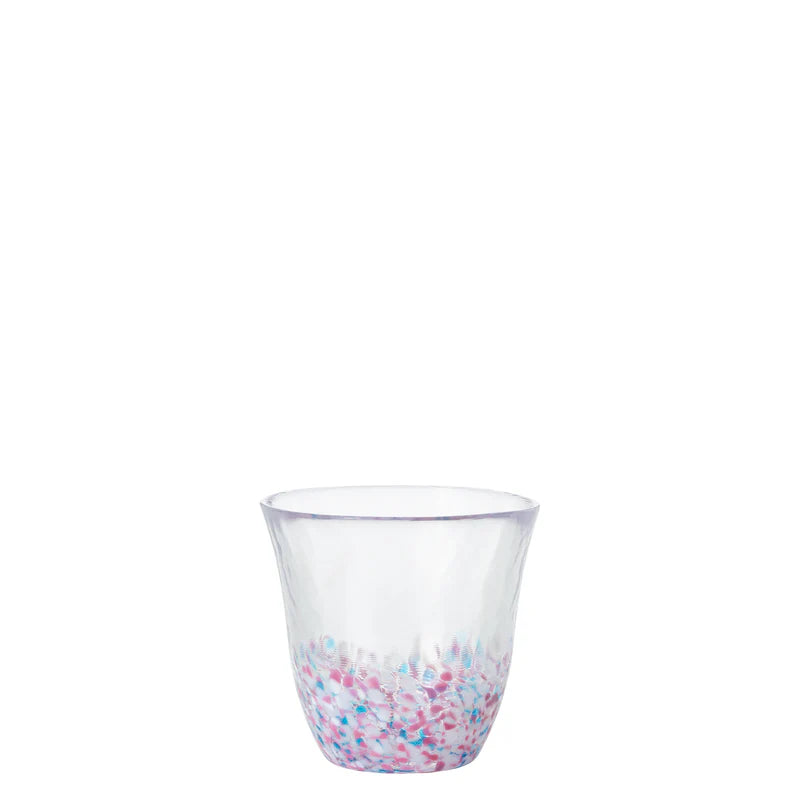 【TSUGARU VIDRO】 “SAKURA SAKURA”  Multiuse Glass Cup - Sakura and Blue Sky