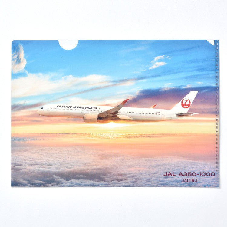 A350-1000 透明文件夾 紅