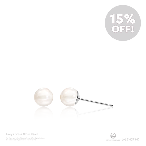 【Ehime Prefecture】Baby Pearl Stud Earrings Metal Allergy Friendly [3.5-4.0mm] 