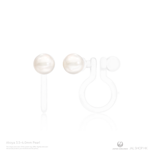 【Ehime Prefecture】Baby Pearl Stud Earrings Metal Allergy Friendly [3.5-4.0mm] 