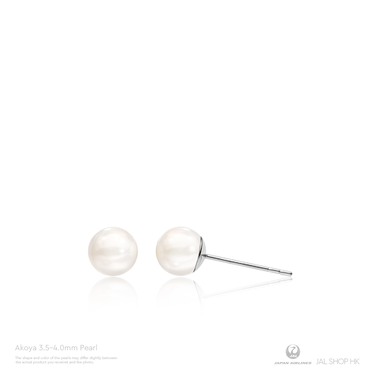 【Ehime Prefecture】Baby Pearl Stud Earrings Metal Allergy Friendly [3.5-4.0mm] 