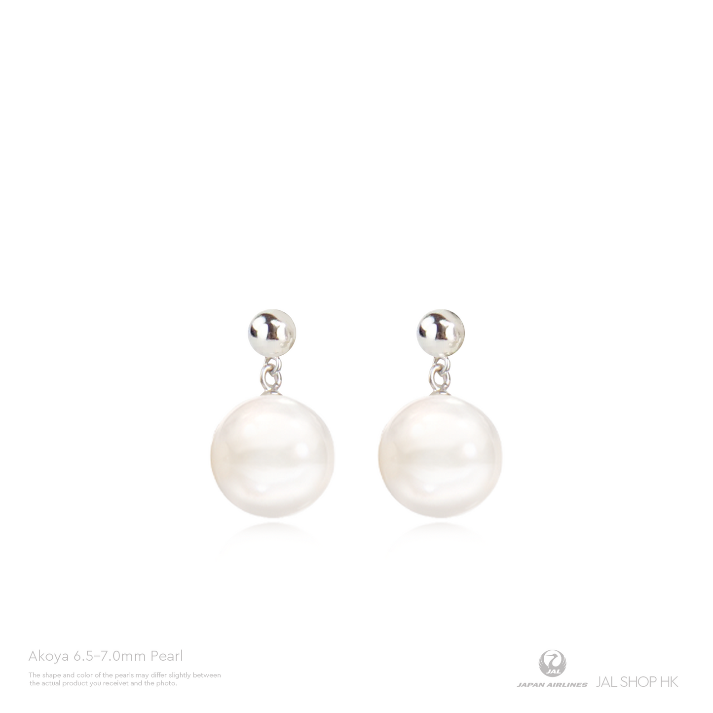 【Ehime Prefecture】Swing Pearl Pierced Earrings  6.5-7.0mm