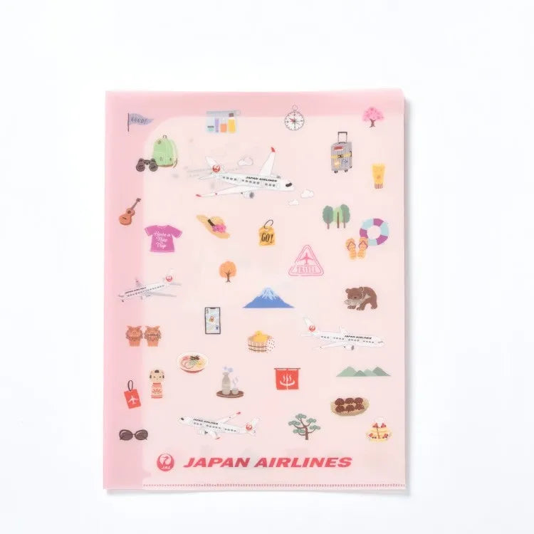 【JAL Original】Travelholic Clear Folder