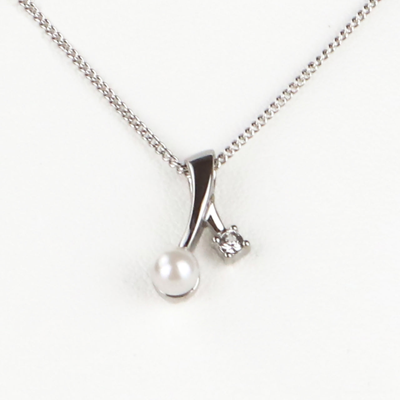 【Ehime Prefecture】Moon and Star Baby Pearl Pendant Necklace  5.0-5.5mm