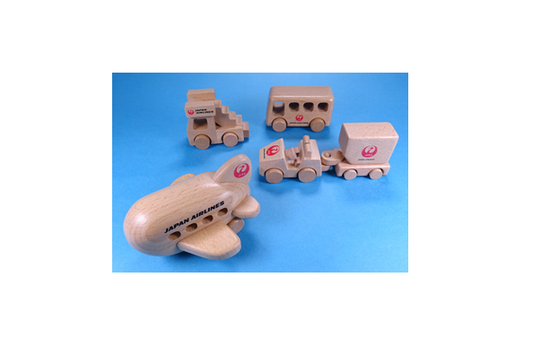 JAL 木製飛機套裝 wooden plane wood toy JAL Original 日航原創 機場 玩具套裝 toy set toy car model plane airport set cargo